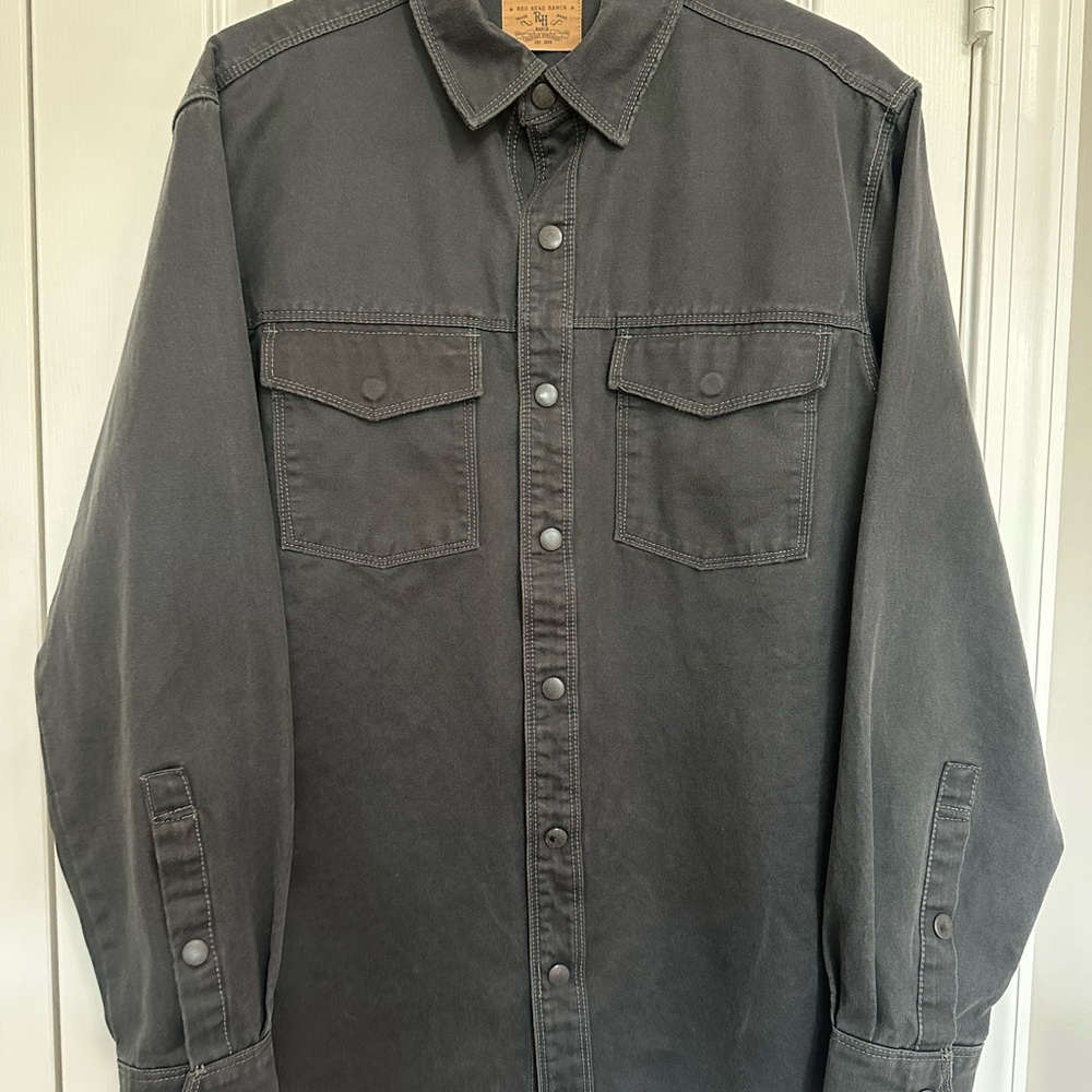 Gray heavy Canvas Shirt